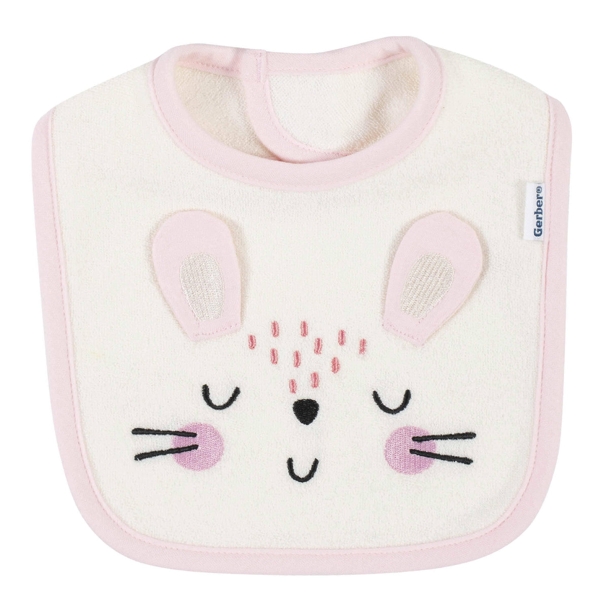 4-Pack Baby Girls Bunny Ballerina Bibs-Gerber Childrenswear