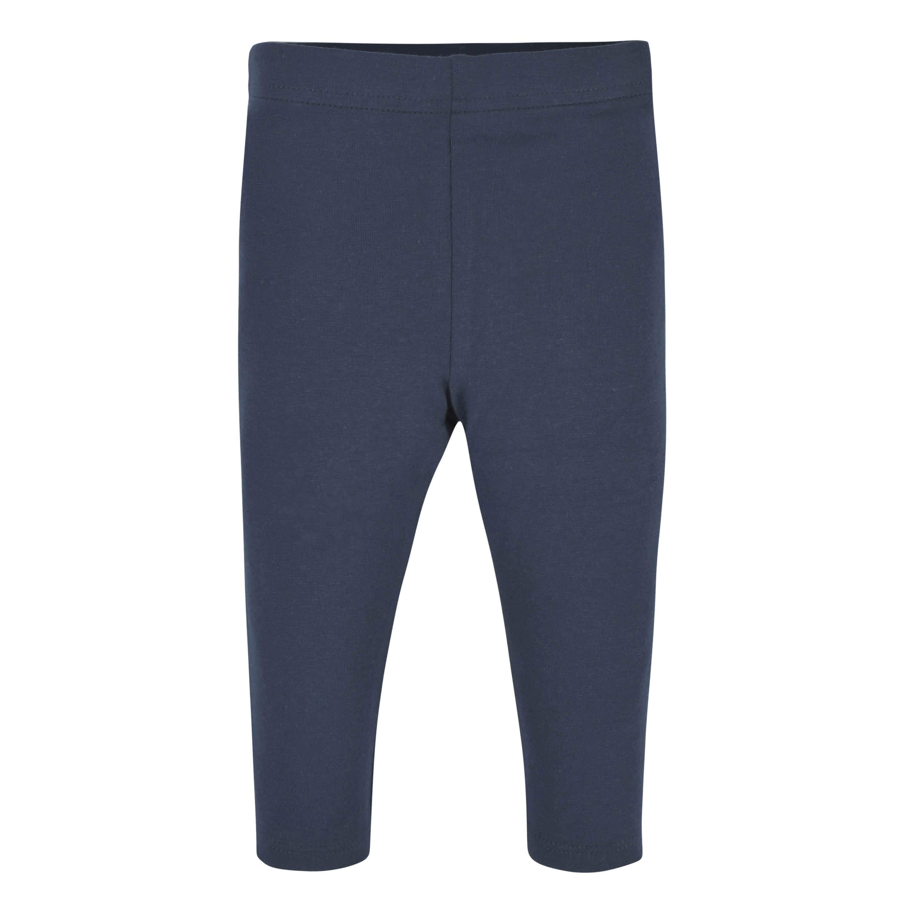 3-Pack Baby & Toddler Girls Hot Pink & Navy Premium Leggings-Gerber Childrenswear