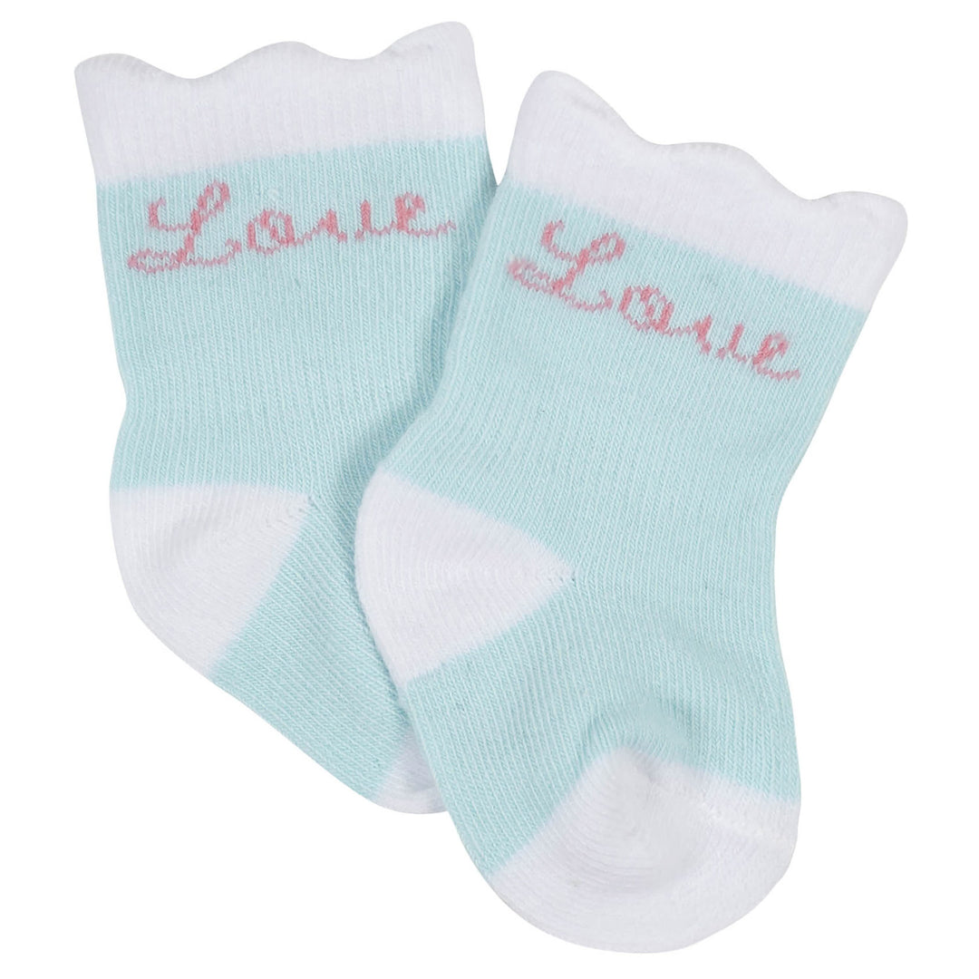 4-Pack Baby Girls Fairy Tale Organic Wiggle Proof™ Socks