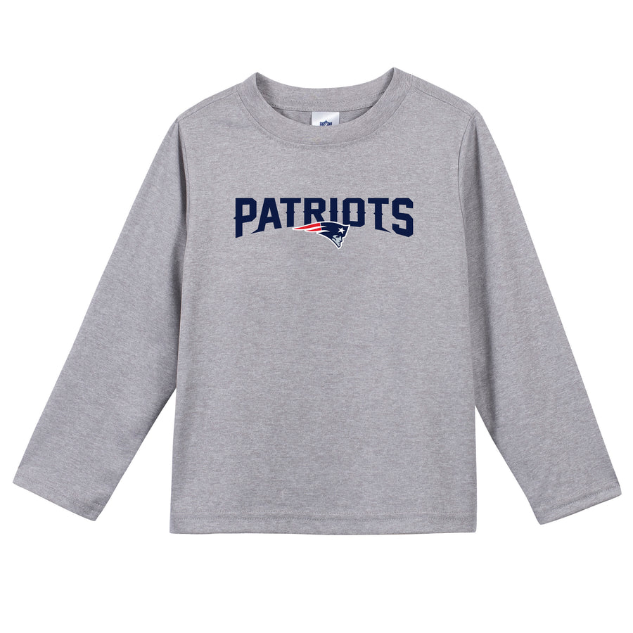 New England Patriots Baby Boys Long Sleeve Tee Shirt-Gerber Childrenswear