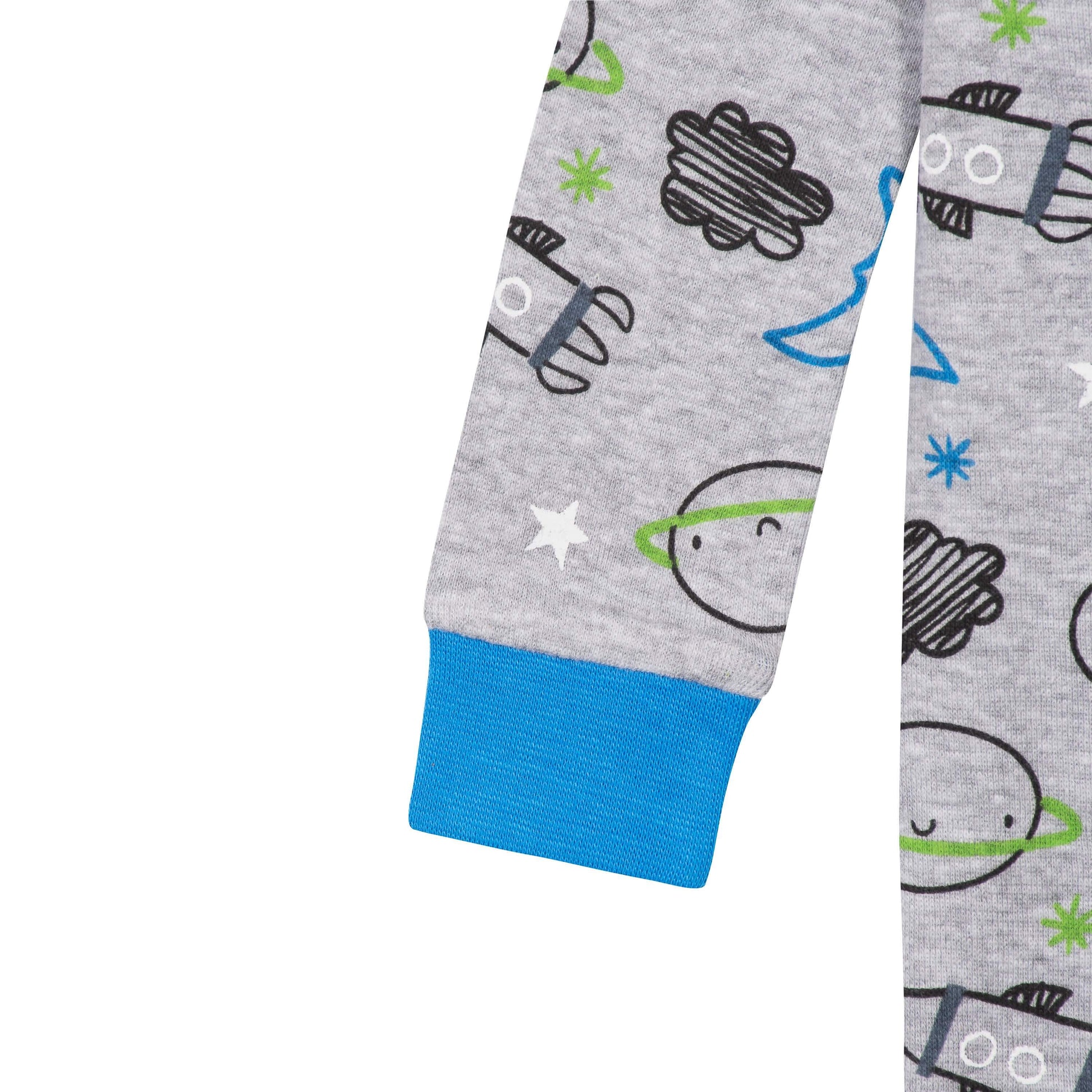 4-Pack Baby & Toddler Boys Dinosaurs & Space Snug Fit Footed Cotton Pajamas-Gerber Childrenswear