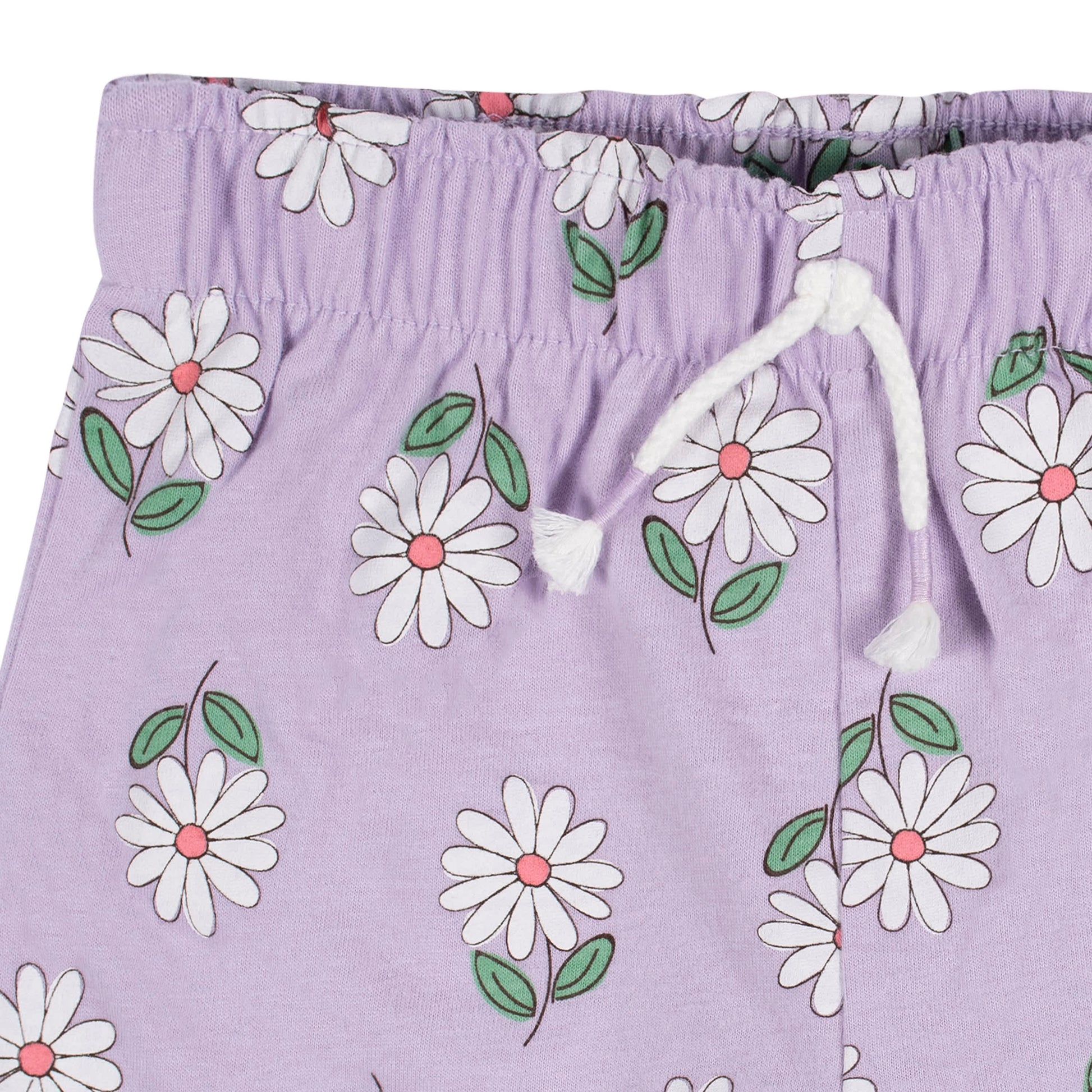 2-Pack Infant & Toddler Girls Pink Floral Pull-On Shorts
