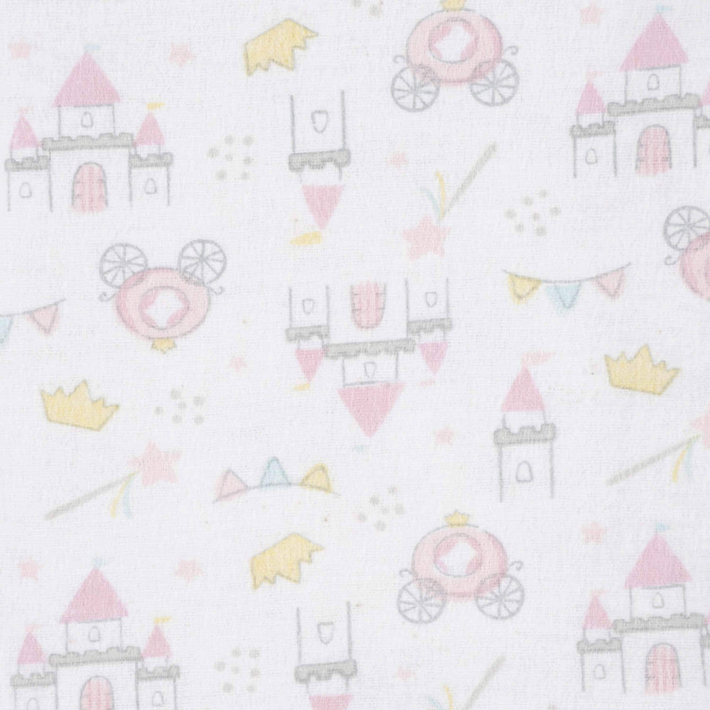 5-Pack Baby Girls Princess Flannel Receiving Blankets-Gerber Childrenswear