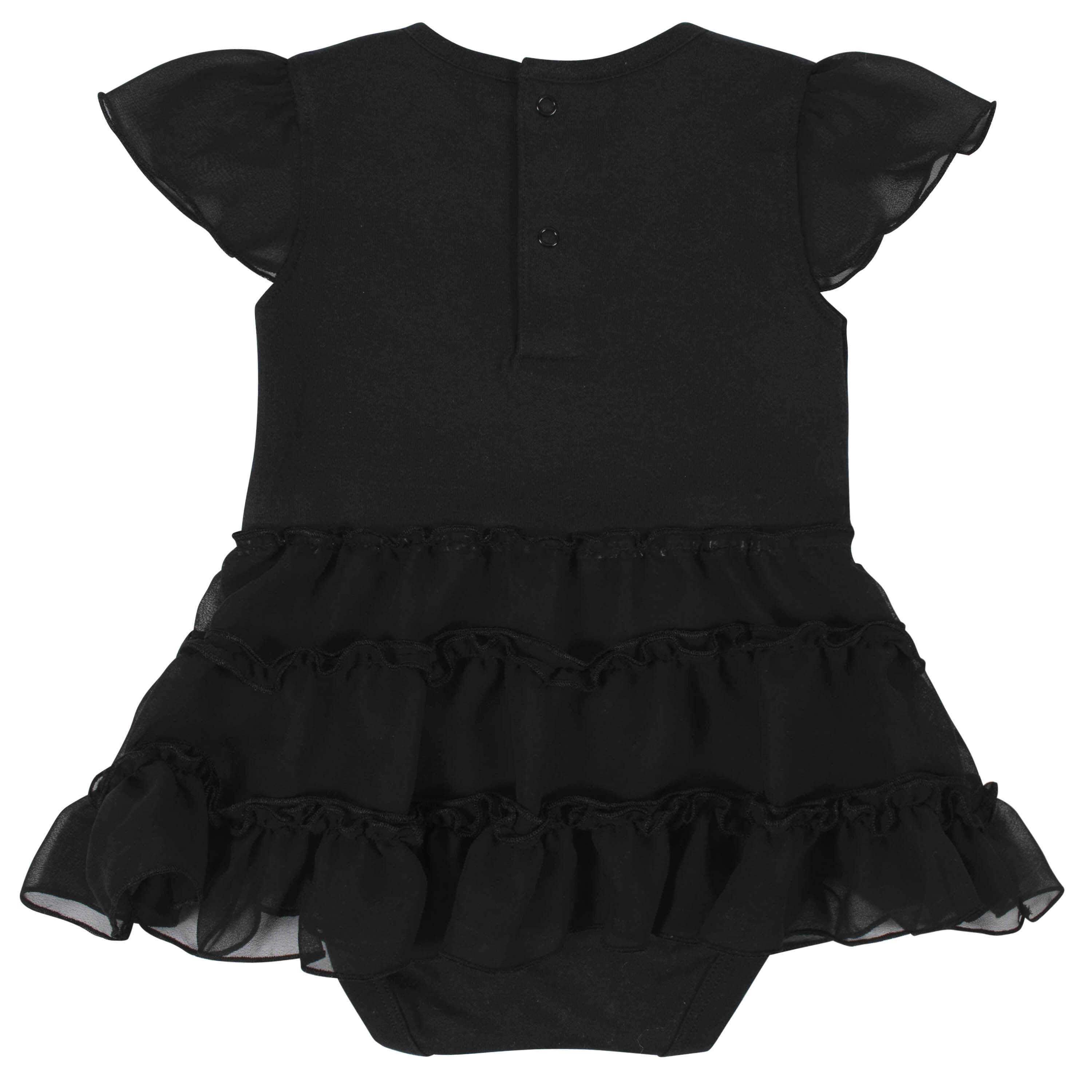 Black Dress Bodysuit with Tutu Skirt-Gerber Childrenswear