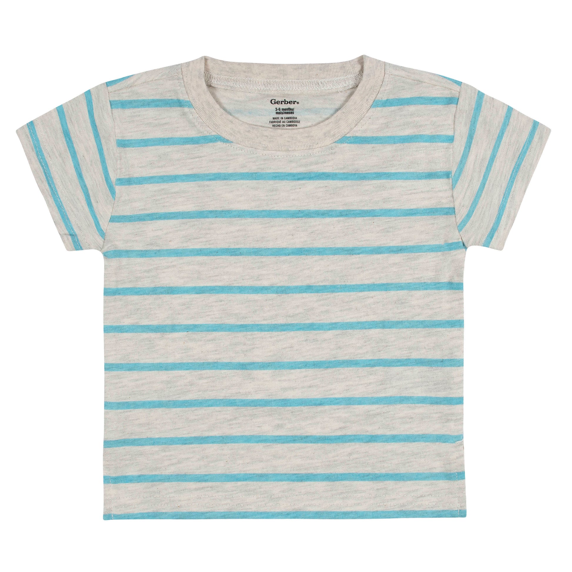 3-Pack Baby & Toddler Boys Royal Blues Short Sleeve Pocket Tees-Gerber Childrenswear