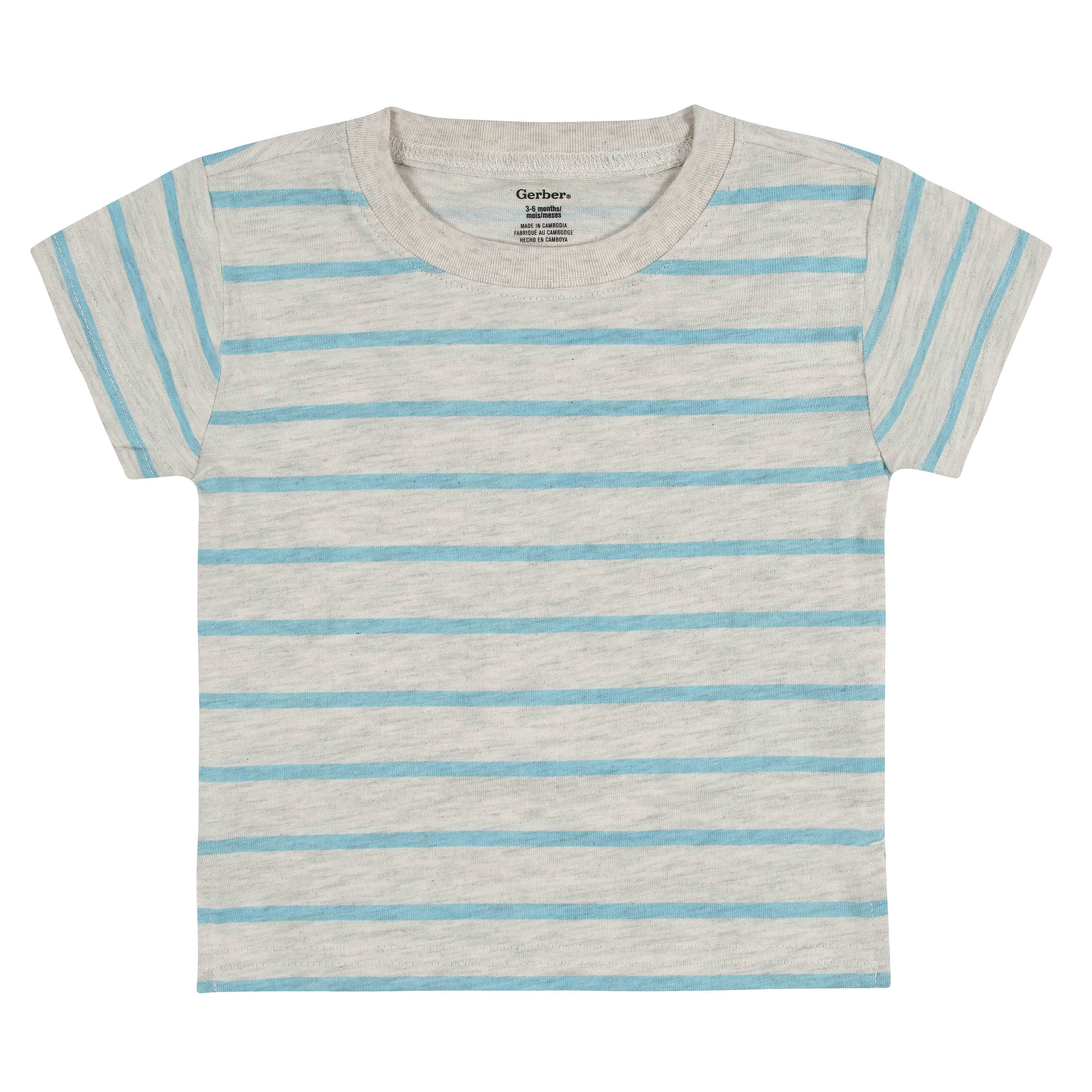 3-Pack Baby & Toddler Boys Royal Blues Short Sleeve Pocket Tees-Gerber Childrenswear