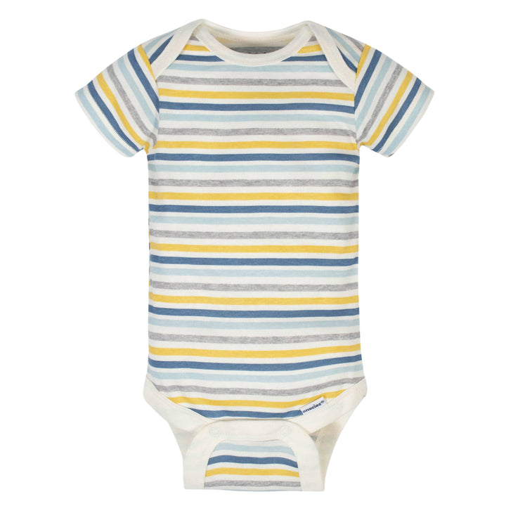 3-Pack Baby Boys Dino Short Sleeve Onesies® Bodysuits