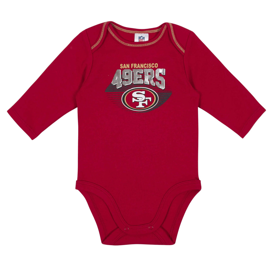 2-Pack Baby Boys 49Ers Long Sleeve Bodysuits-Gerber Childrenswear