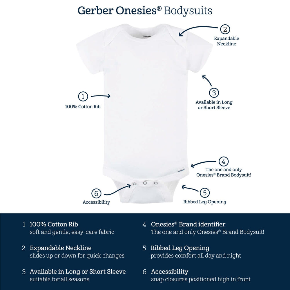 Baby Neutral "Future Heartbreaker" Short Sleeve Onesies® Bodysuit-Gerber Childrenswear