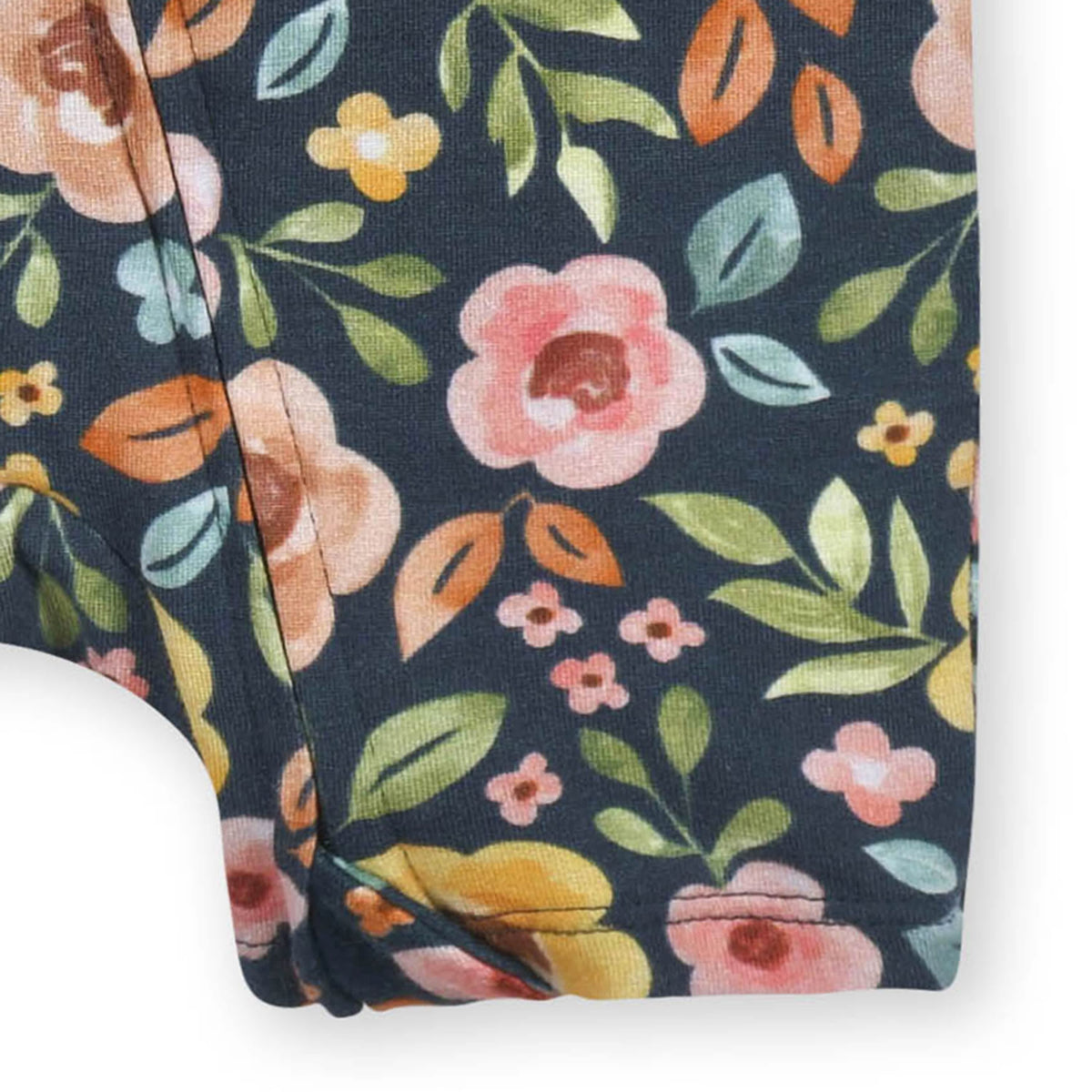 Baby Girls Midnight Floral Buttery-Soft Viscose Made from Eucalyptus Snug Fit Romper