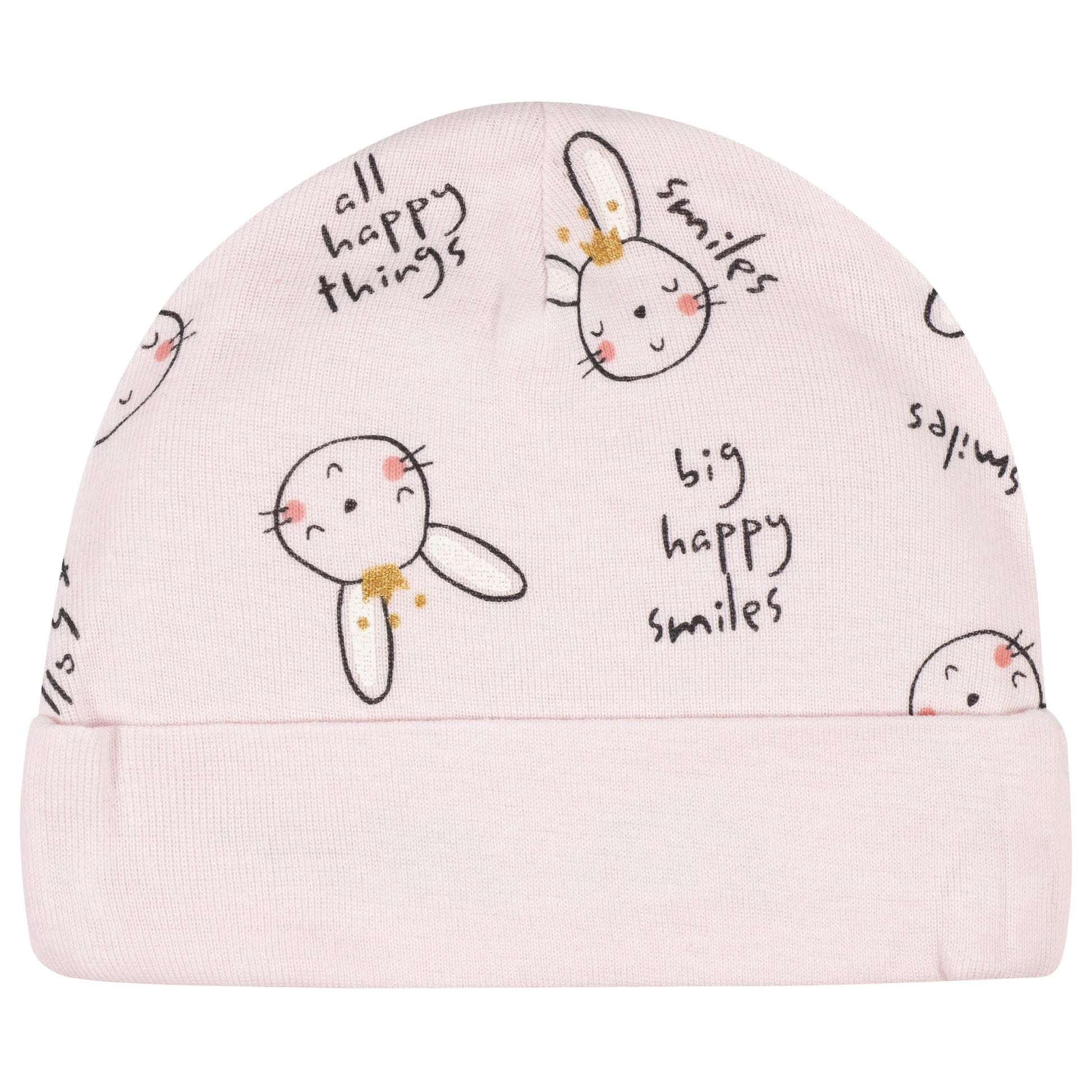 5-Pack Baby Girls Ballerina Caps-Gerber Childrenswear