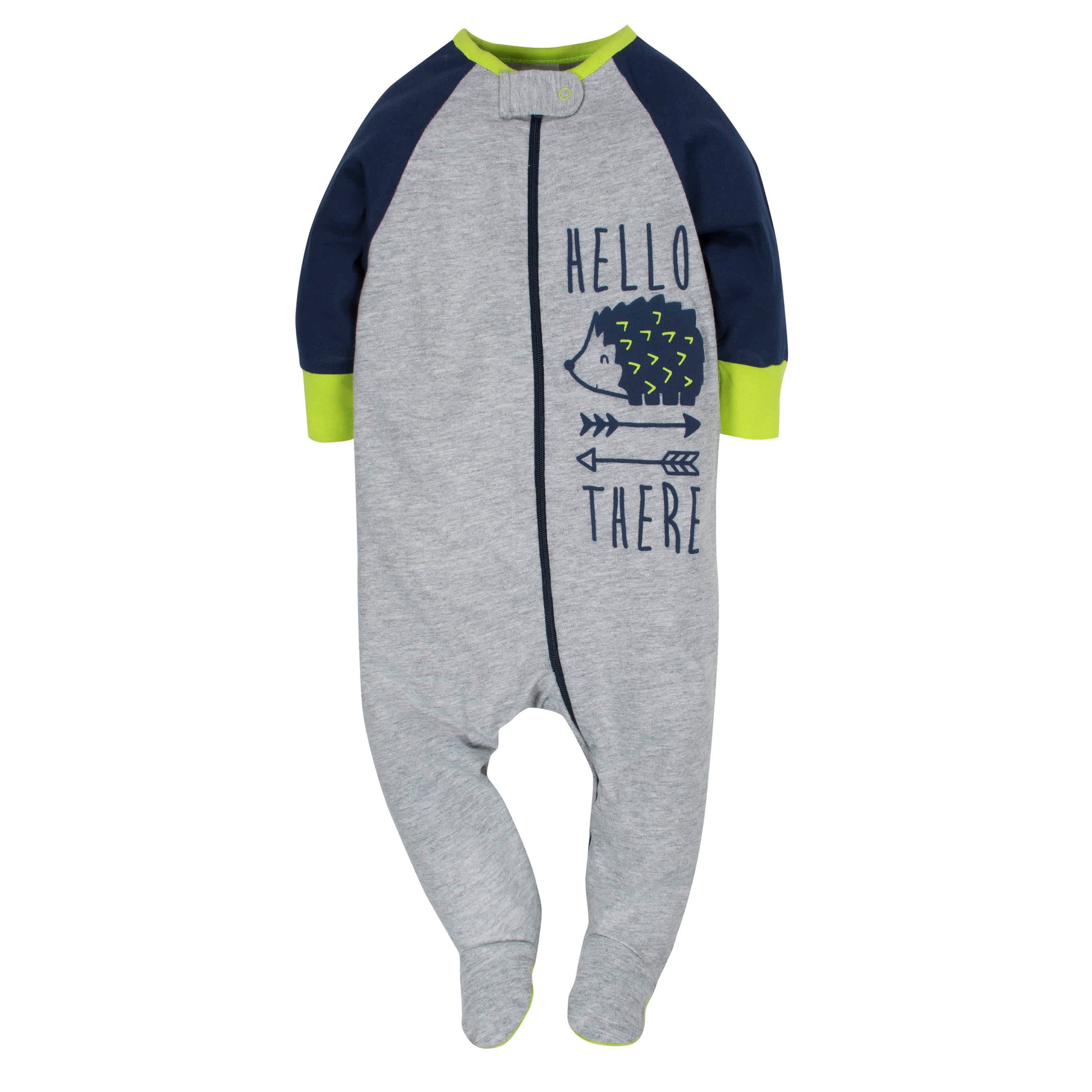 4-Pack Tiger & Hedgehog Baby Boys Sleep 'n Plays-Gerber Childrenswear