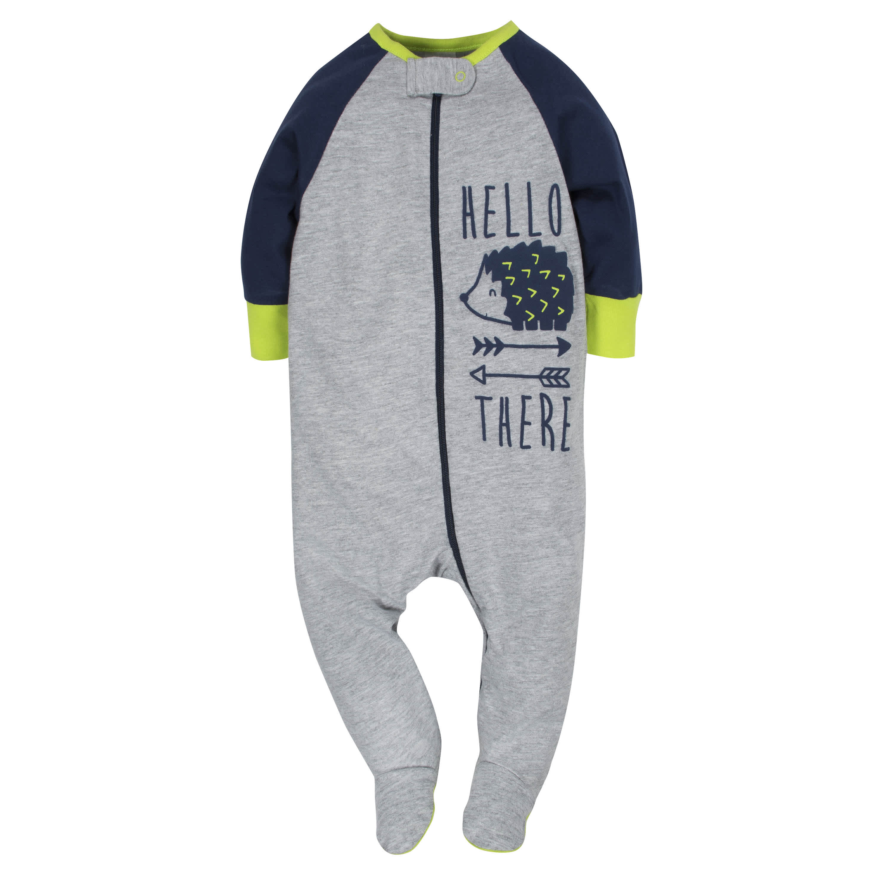 4-Pack Tiger & Hedgehog Baby Boys Sleep 'n Plays-Gerber Childrenswear