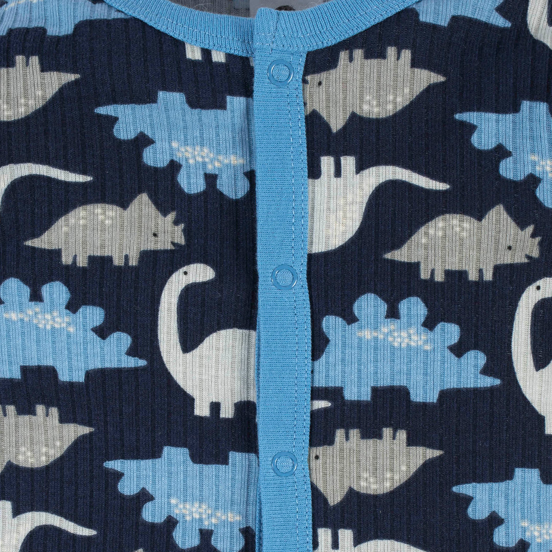 4-Piece Baby Boys Dino & Bear Coveralls & Cap Set-Gerber Childrenswear