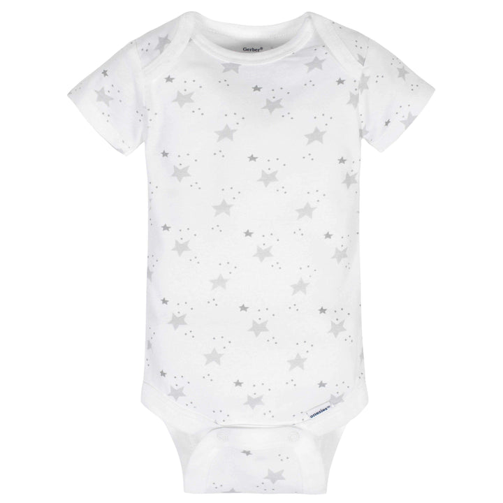 8-Pack Baby Neutral Sheep Short Sleeve Onesies® Bodysuits-Gerber Childrenswear