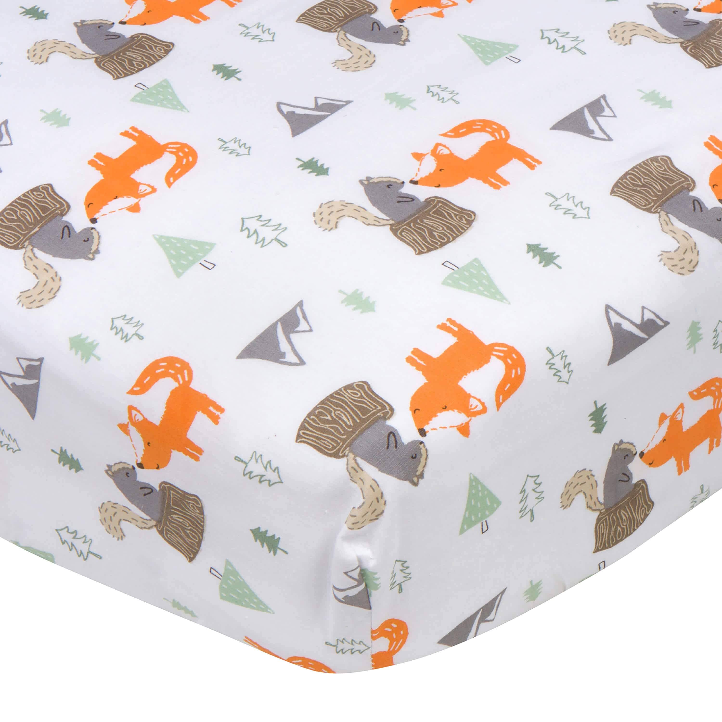 Boys Woodland Fitted Crib Sheet-Gerber Childrenswear