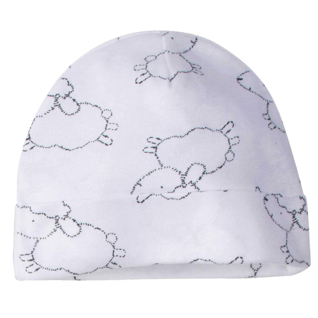 4-Pack Baby Neutral Lamb Caps-Gerber Childrenswear