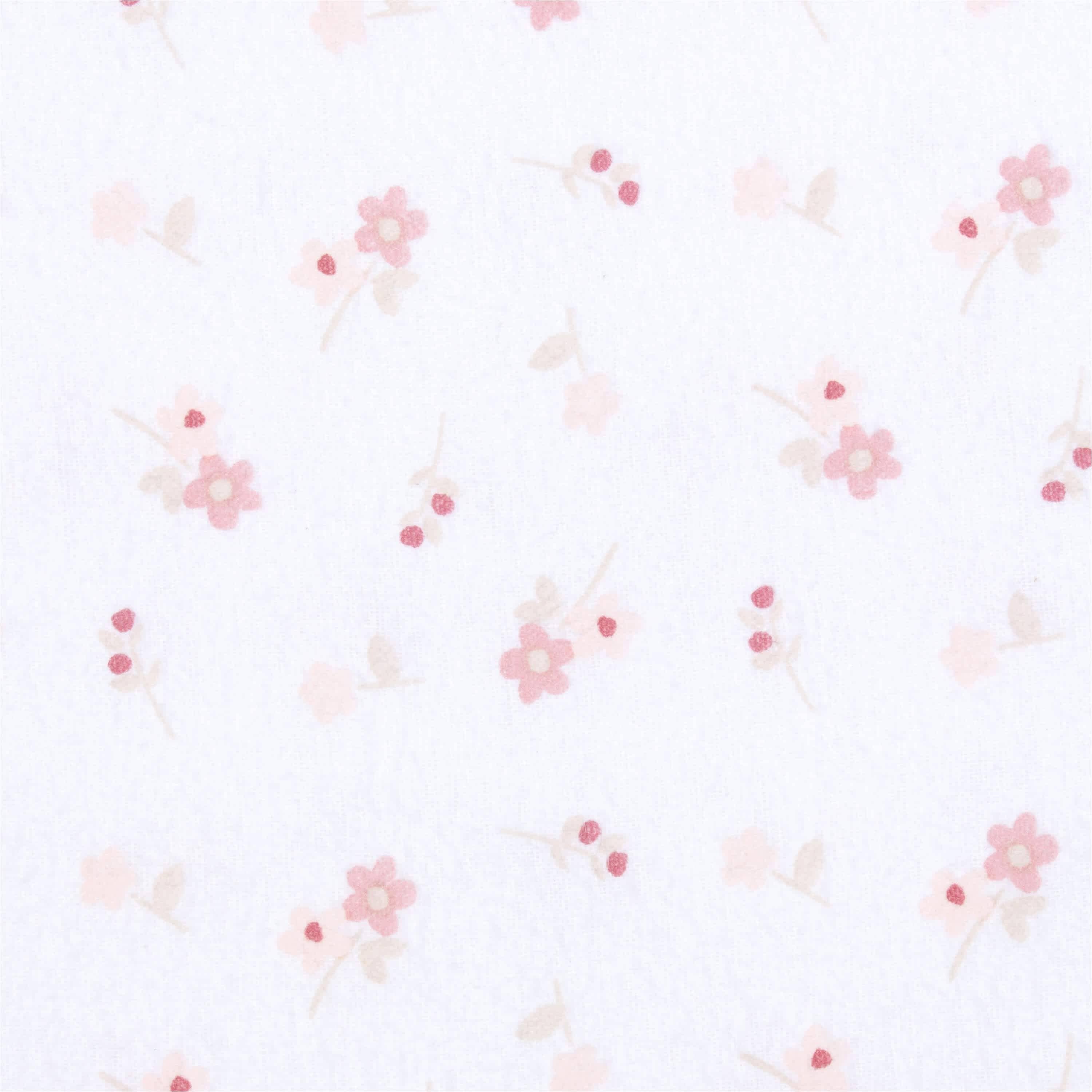 5-Pack Baby Girls Foxes Flannel Receiving Blankets-Gerber Childrenswear