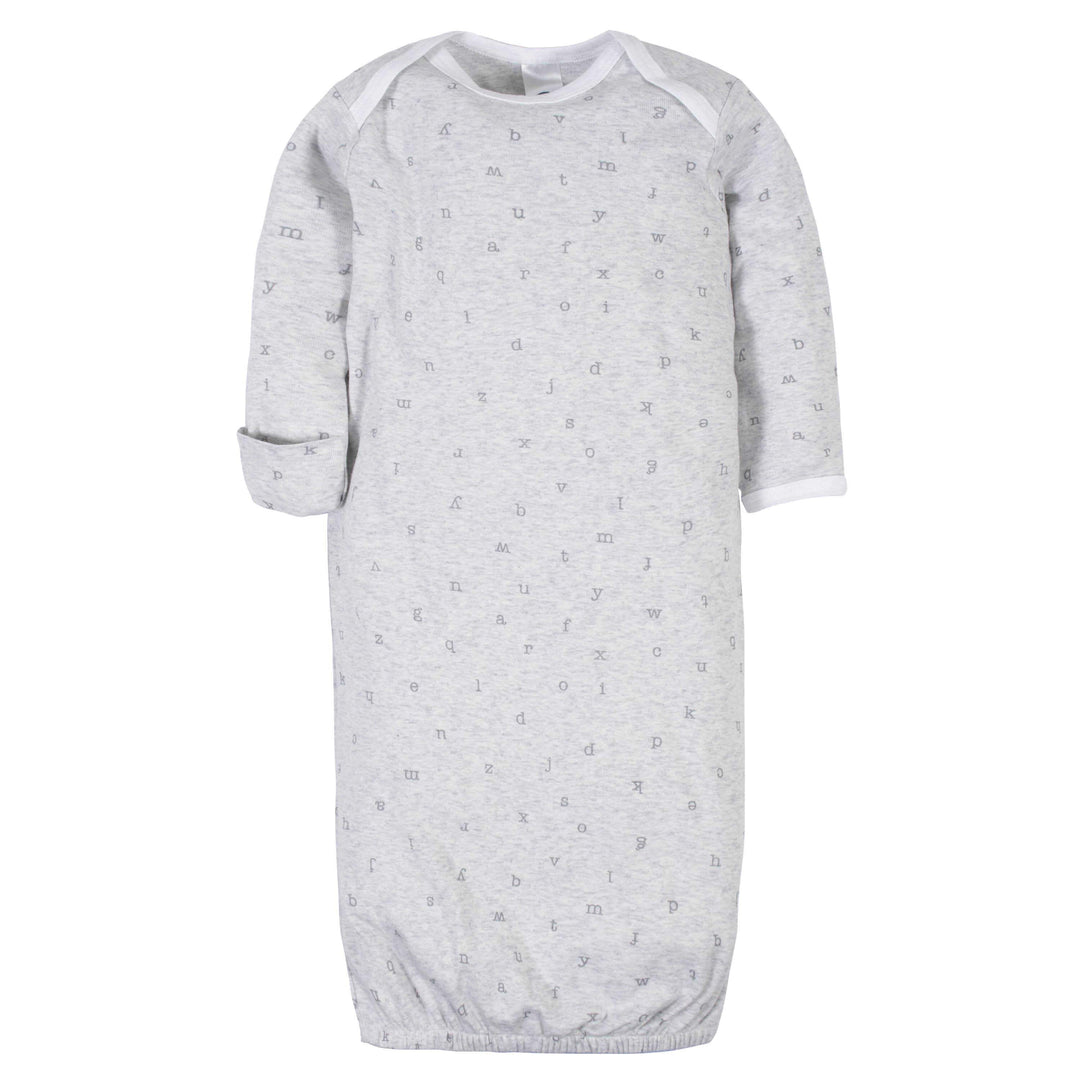 Gerber® 4-Pack Baby Neutral Hugs Gowns-Gerber Childrenswear