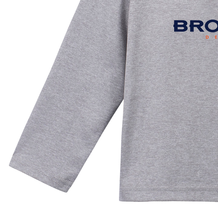 Denver Broncos Boys Long Sleeve Tee Shirt-Gerber Childrenswear