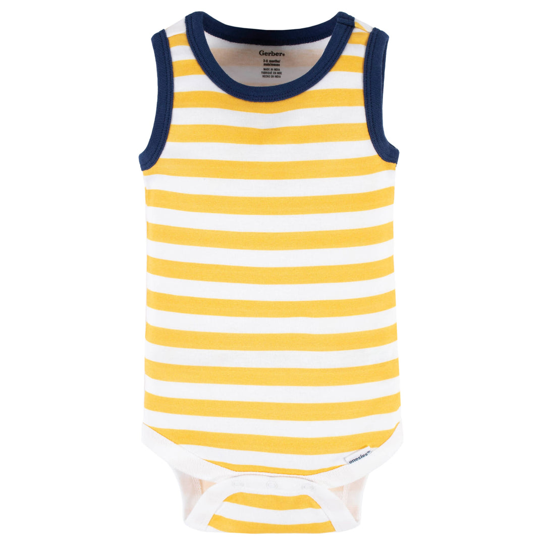Gerber Onesies Baby Boy Tank Top Onesies Gerber® Solid Blue Baby