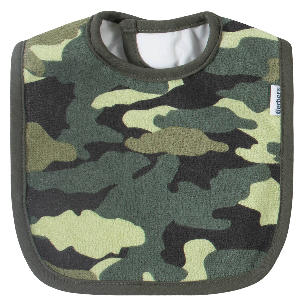 7-Piece Baby Boys Bear Terry Bibs & Terry Burp Cloths Set-Gerber Childrenswear