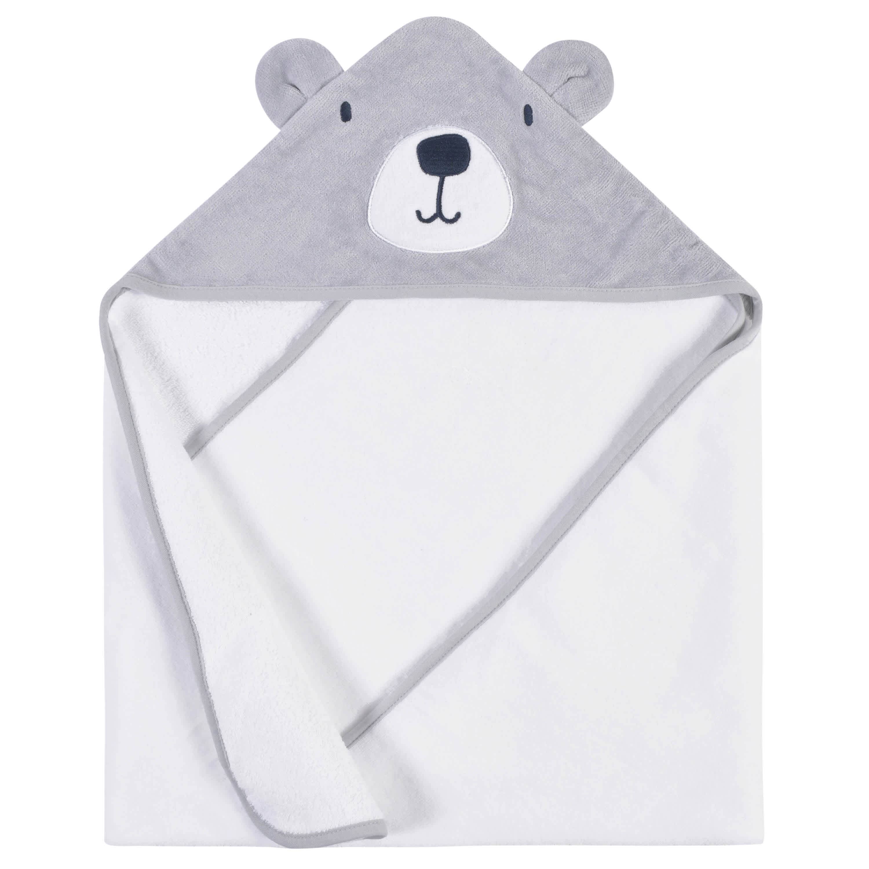 10-Piece Baby & Toddler Boys Bear Hooded Towel, Robe, & Washcloths Set-Gerber Childrenswear