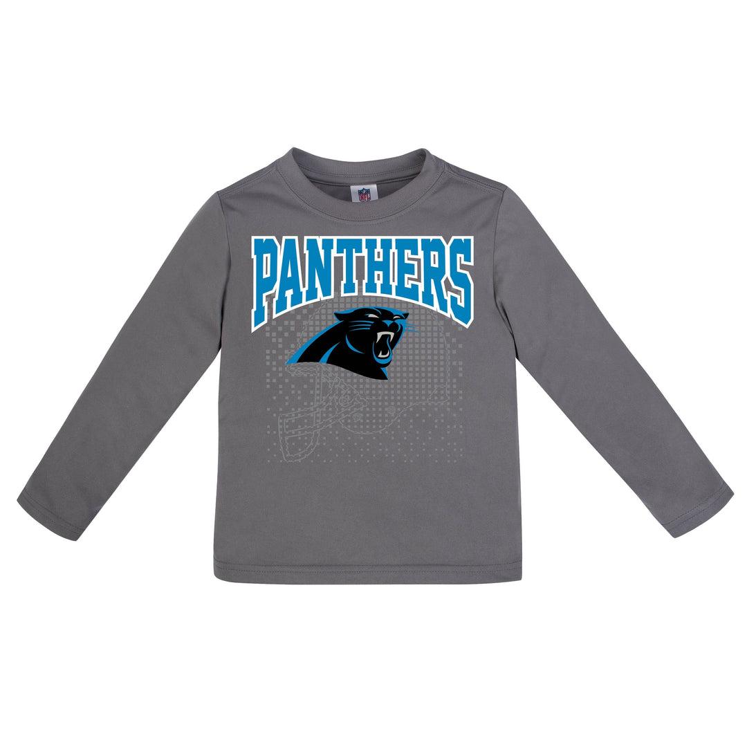 Carolina Panthers Boys Long Sleeve Tee Shirt-Gerber Childrenswear