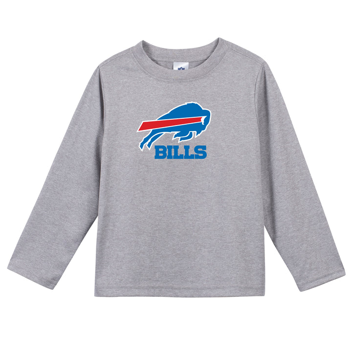 Buffalo Bills Toddler Boys Long Sleeve Tee Shirt-Gerber Childrenswear
