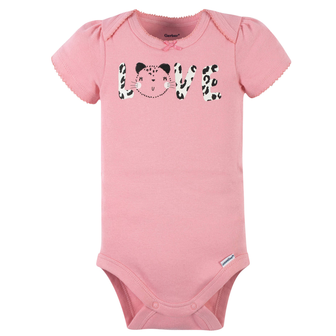 4-Piece Baby Girls Leopard Outfit Set-Gerber Childrenswear