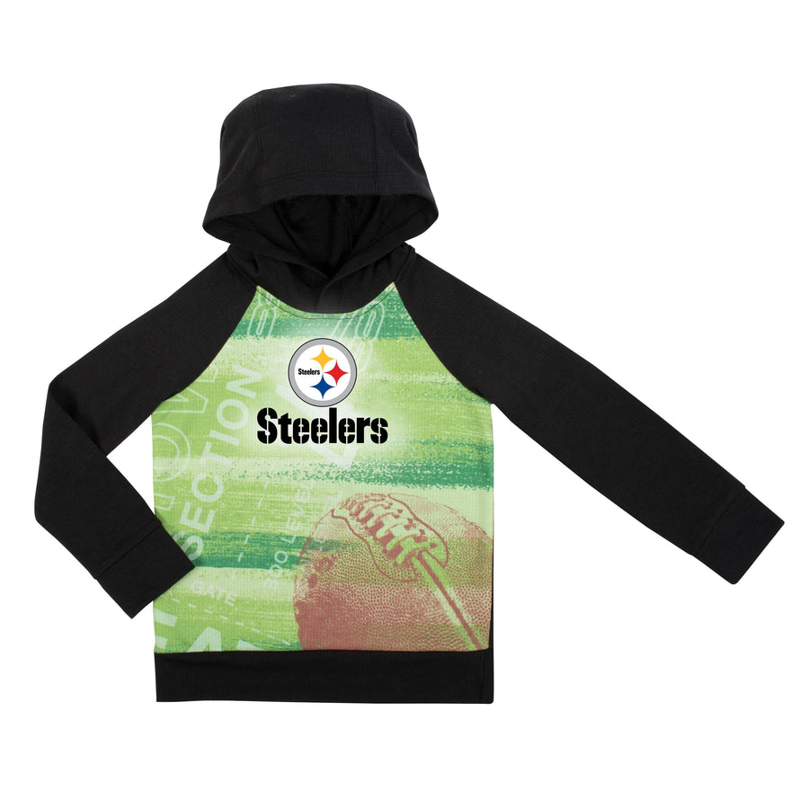 Pittsburgh Steelers Boys Pullover Hoodie-Gerber Childrenswear
