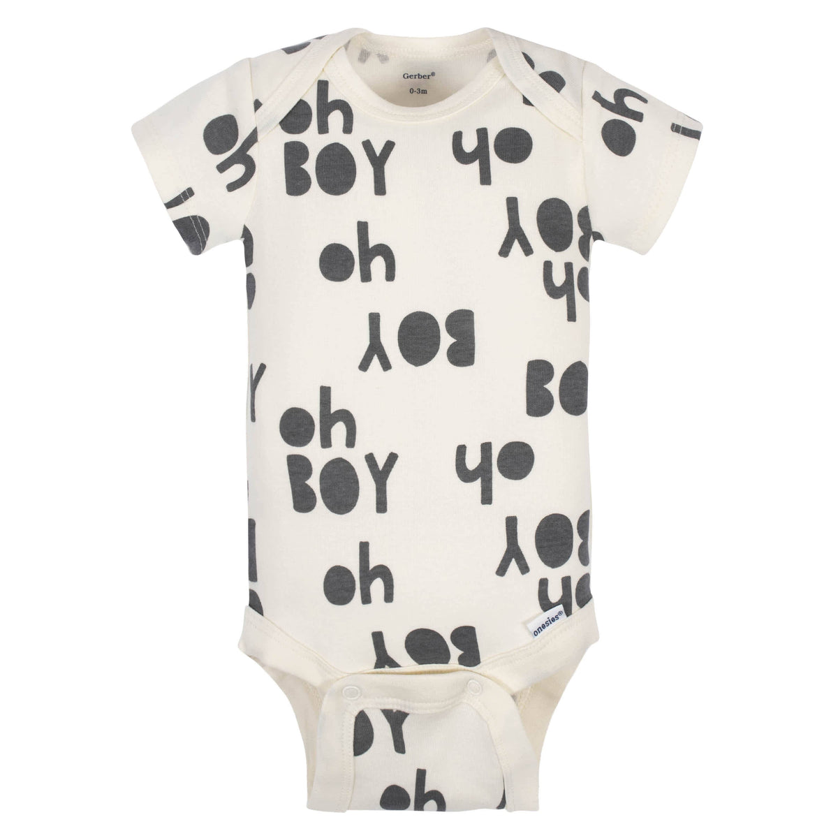 5-Pack Baby Boys Comfy Stretch Bicycle Short Sleeve Onesies® Bodysuits-Gerber Childrenswear