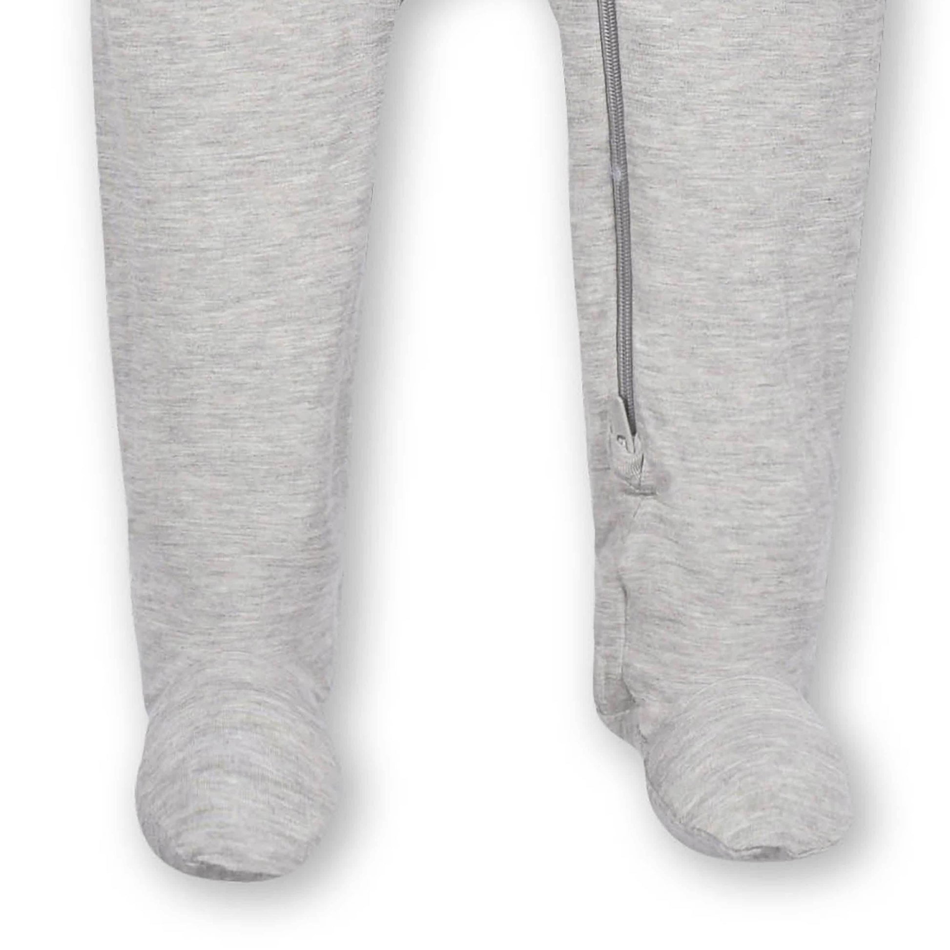 Baby & Toddler Gray Heather Buttery-Soft Viscose Made from Eucalyptus Snug Fit Footed Pajamas
