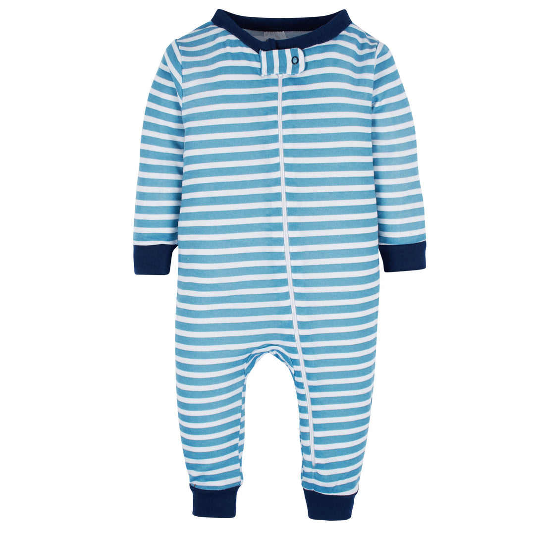 3-Pack Baby & Toddler Boys Construction Zone Snug Fit Footless Pajamas
