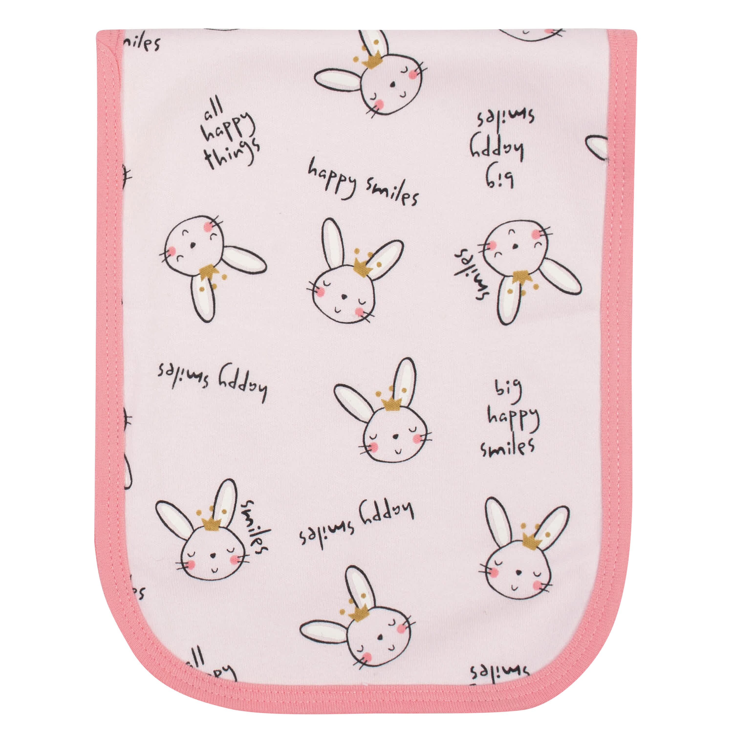 4-Pack Baby Girls Ballerina Terry Burp Cloths-Gerber Childrenswear