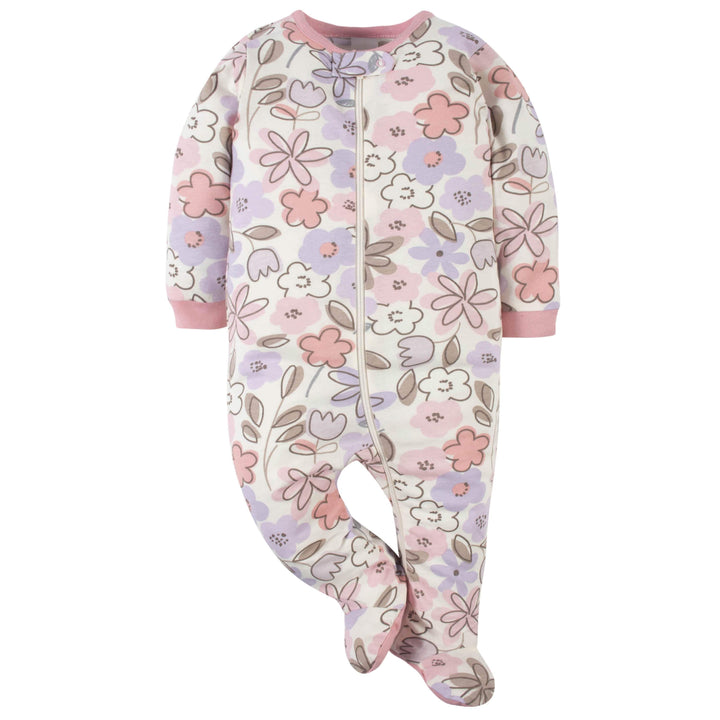 6-Piece Baby Girls Bunny Ballerina Onesies® Bodysuit and Sleep 'N Play Set-Gerber Childrenswear