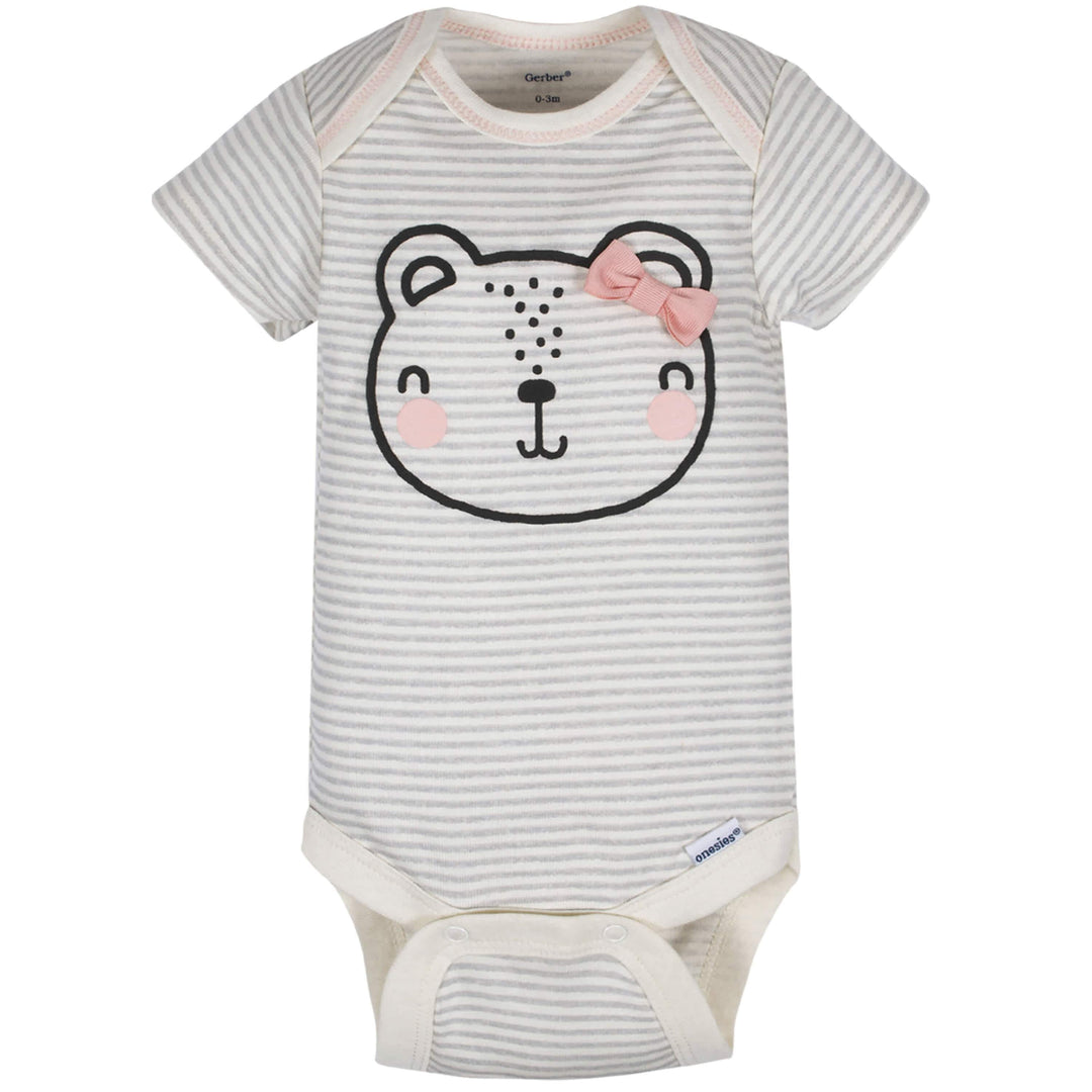 4-Piece Baby Girls Love Onesies® Bodysuits & Sleep 'N Play Set-Gerber Childrenswear