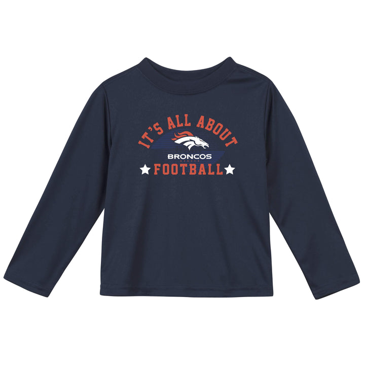 Denver Broncos Baby & Toddler Boys Long Sleeve Tee Shirt-Gerber Childrenswear