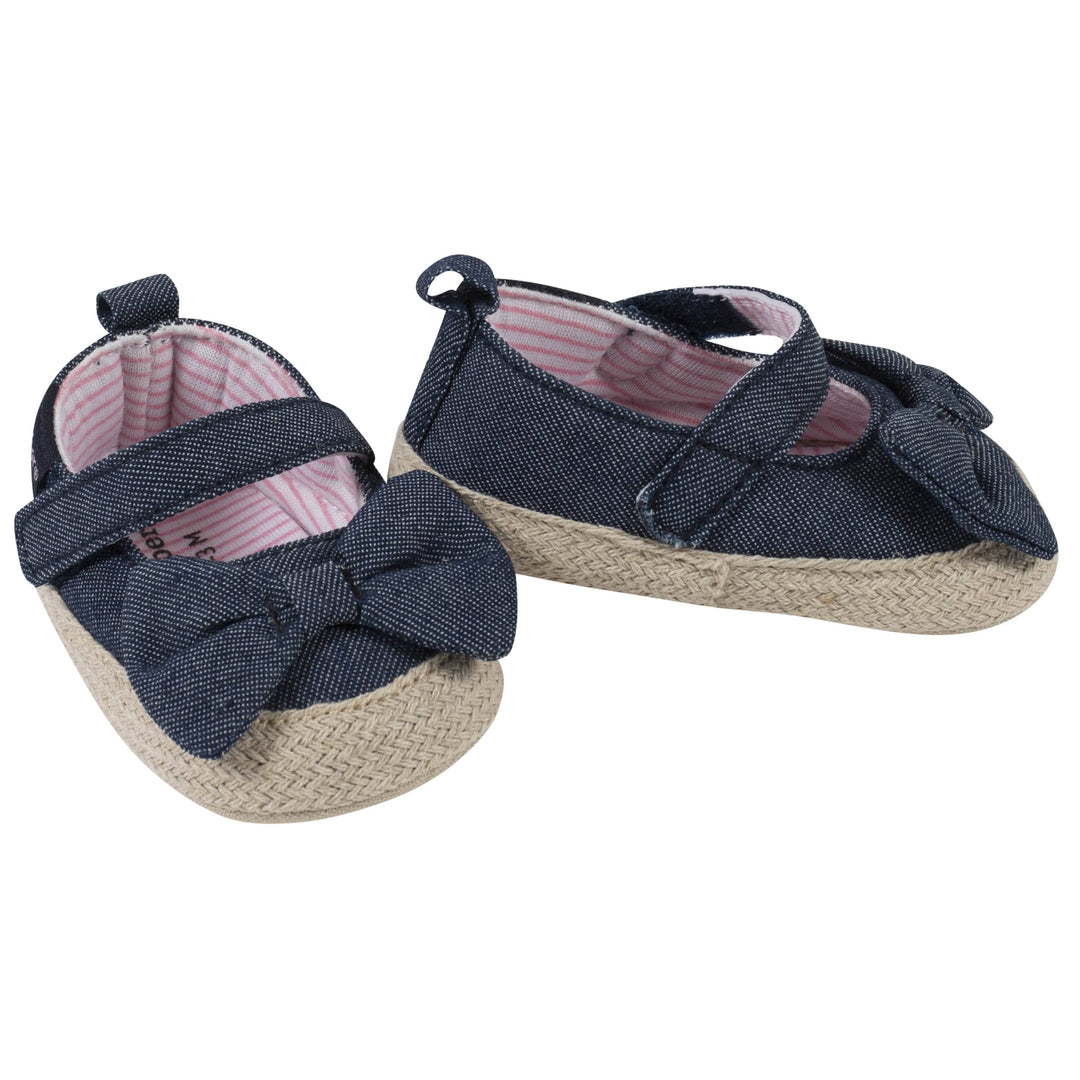 Baby Girls Navy Chambray Shoes – Gerber Childrenswear