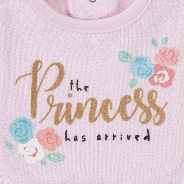 3-Pack Girls Princess Bibs-Gerber Childrenswear