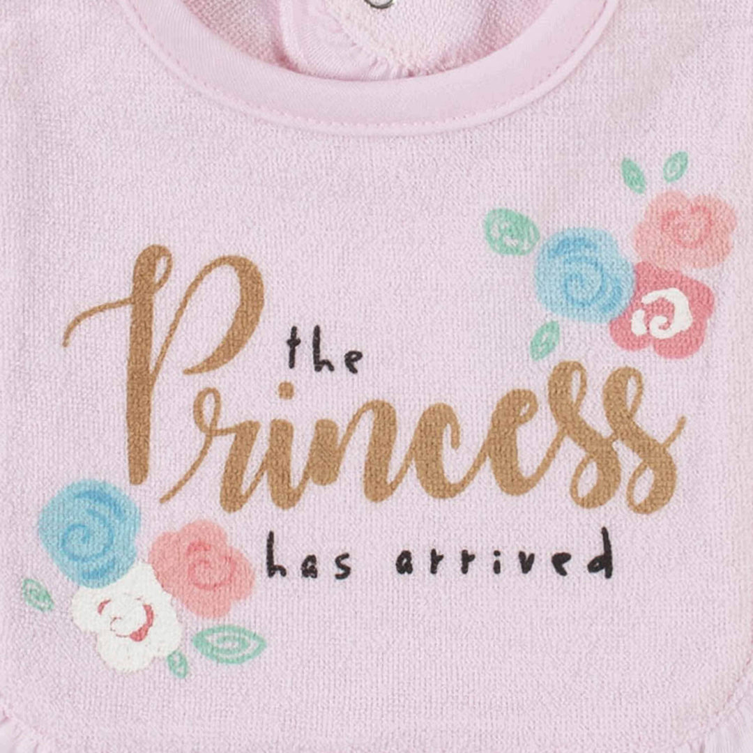 21-Piece Baby Girls Princess Terry Bib, Burpcloth, Mittens, Cap and Bootie Sock Set-Gerber Childrenswear