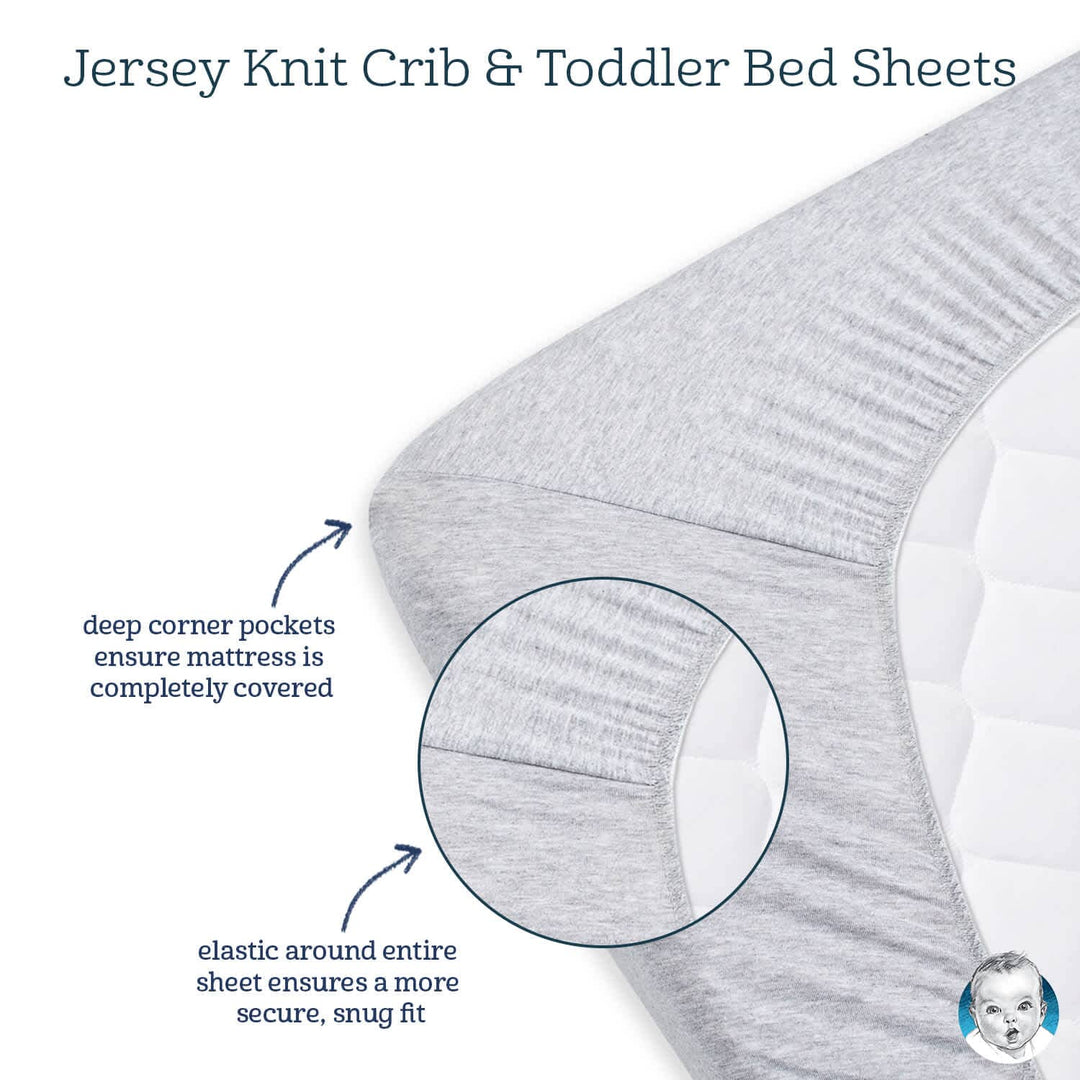 Boys Stripes Fitted Crib Sheet-Gerber Childrenswear