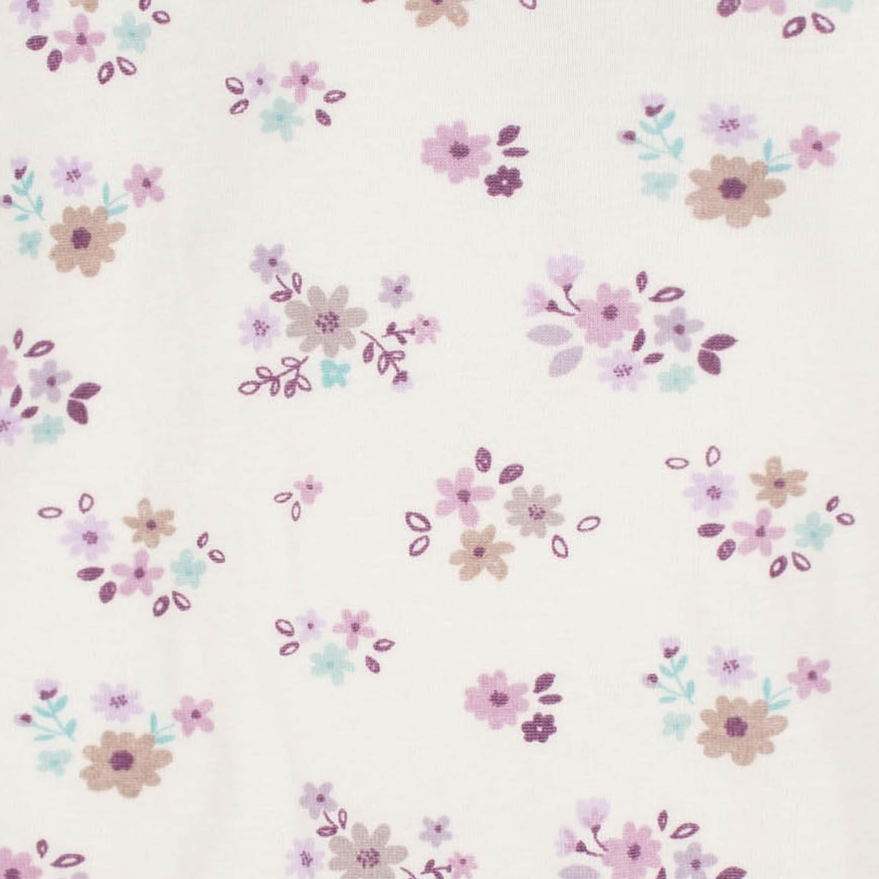 4-Pack Baby Girls Lavender Garden Gowns