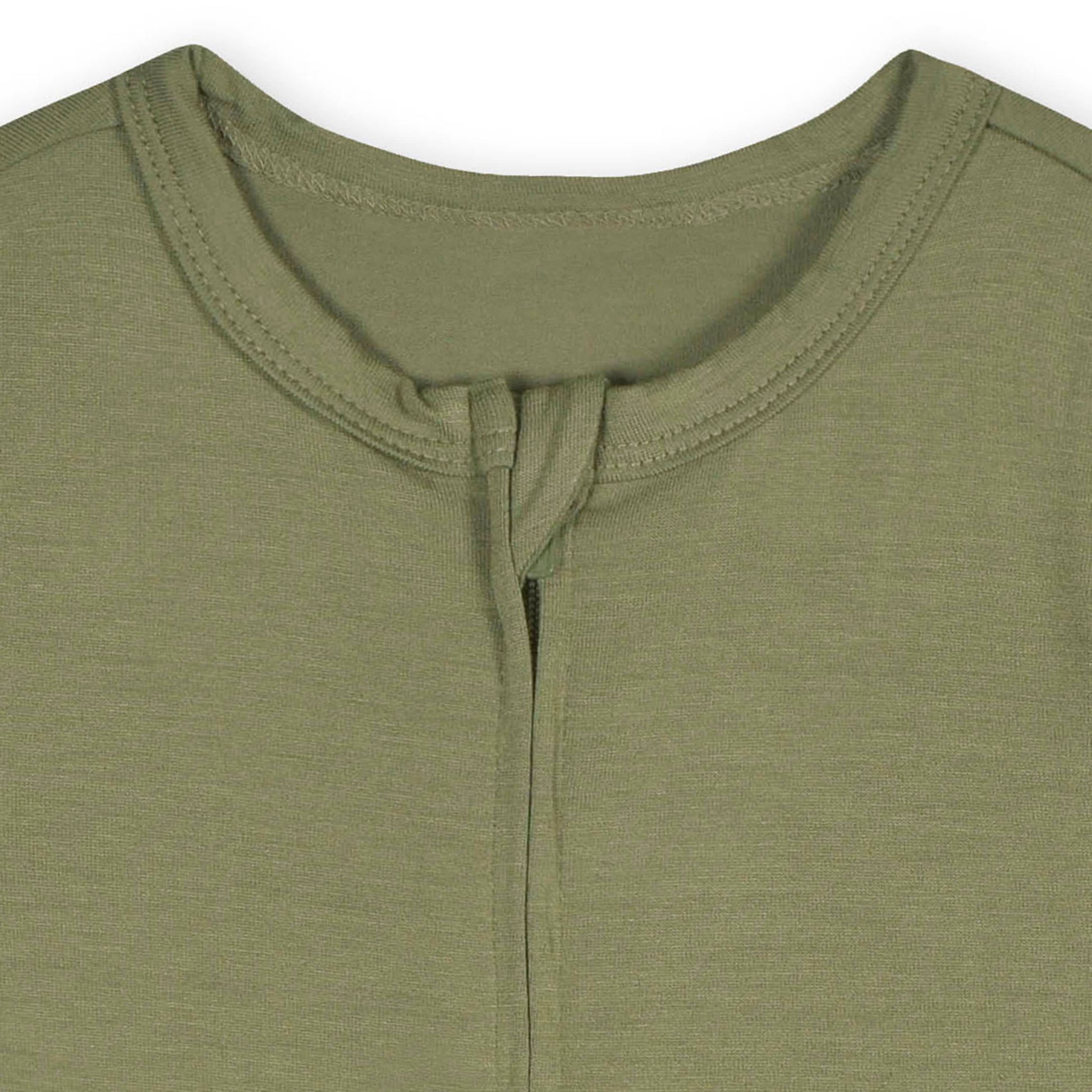 Baby Olive Buttery-Soft Viscose Made from Eucalyptus Snug Fit Romper