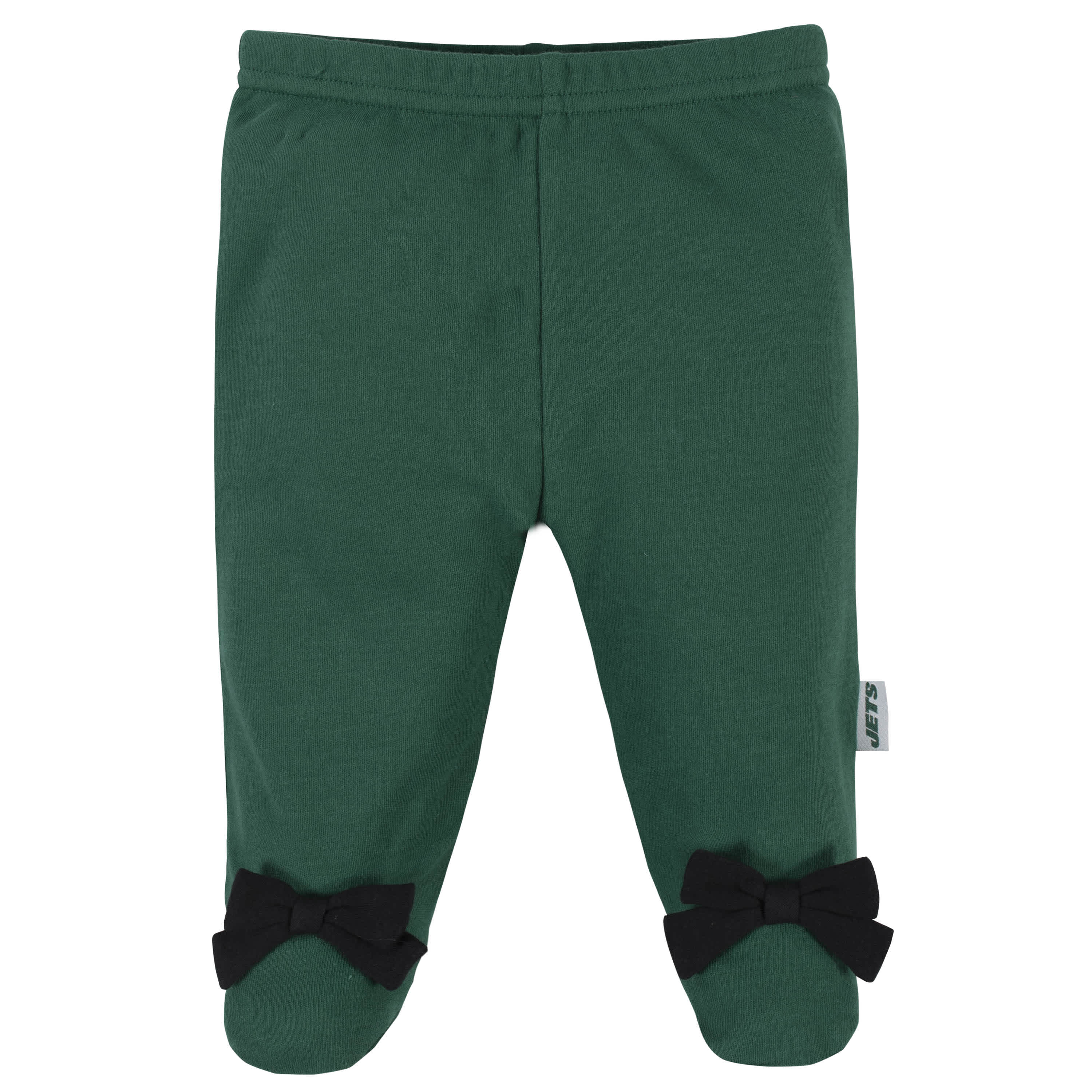 New York Jets Baby Girls Bodysuit, Pant, and Cap Set-Gerber Childrenswear