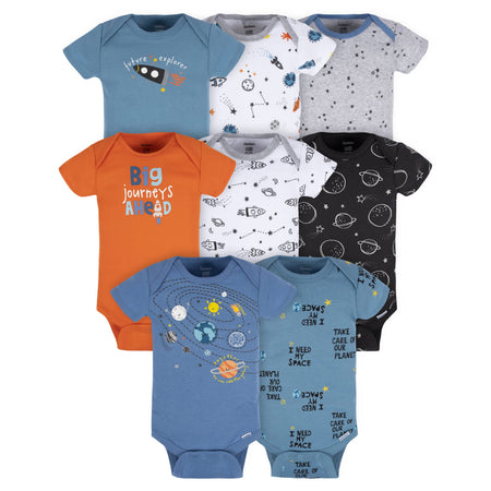 8-Pack Baby Boys Space Explorer Onesies® Bodysuits