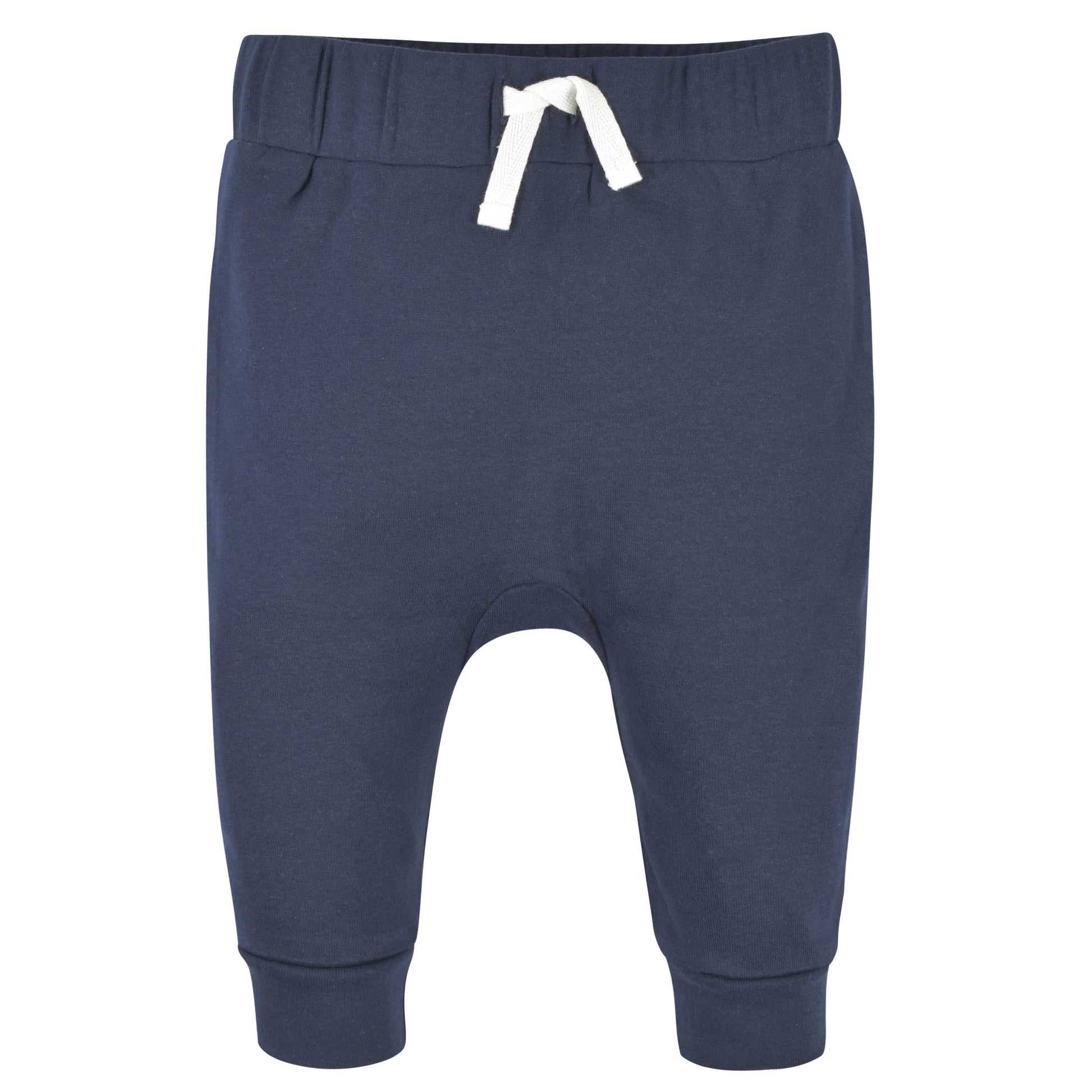 2-Pack Baby Boys Comfy Stretch Navy & Blue Pants-Gerber Childrenswear