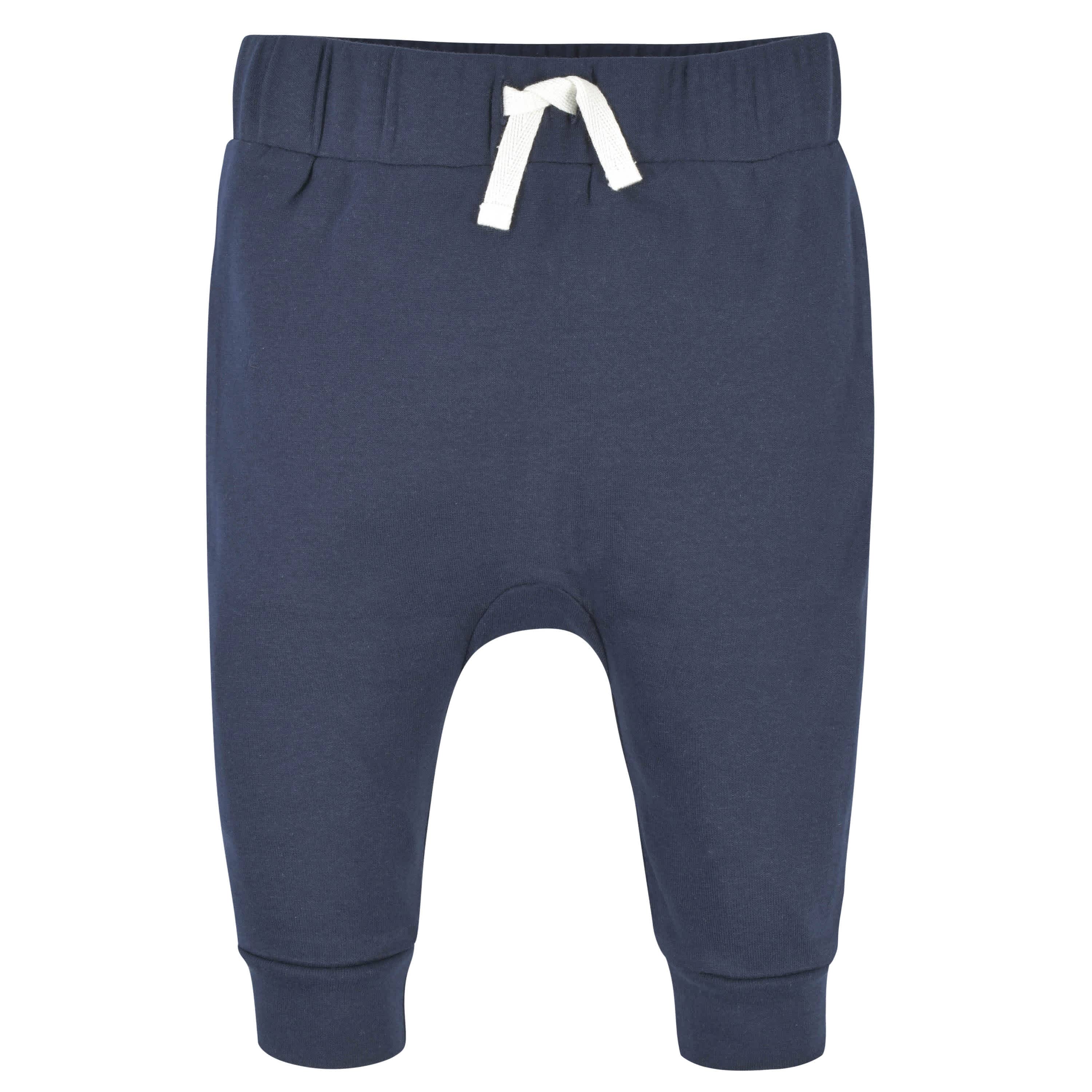 2-Pack Baby Boys Comfy Stretch Navy & Blue Pants-Gerber Childrenswear