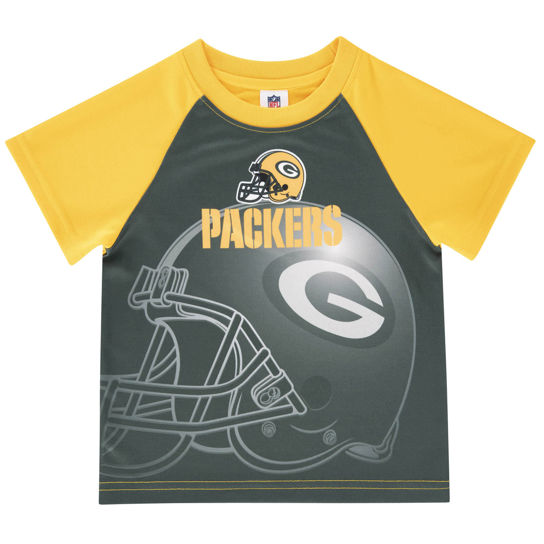 NFL Packers Short Sleeve Tee Shirt-Gerber Childrenswear