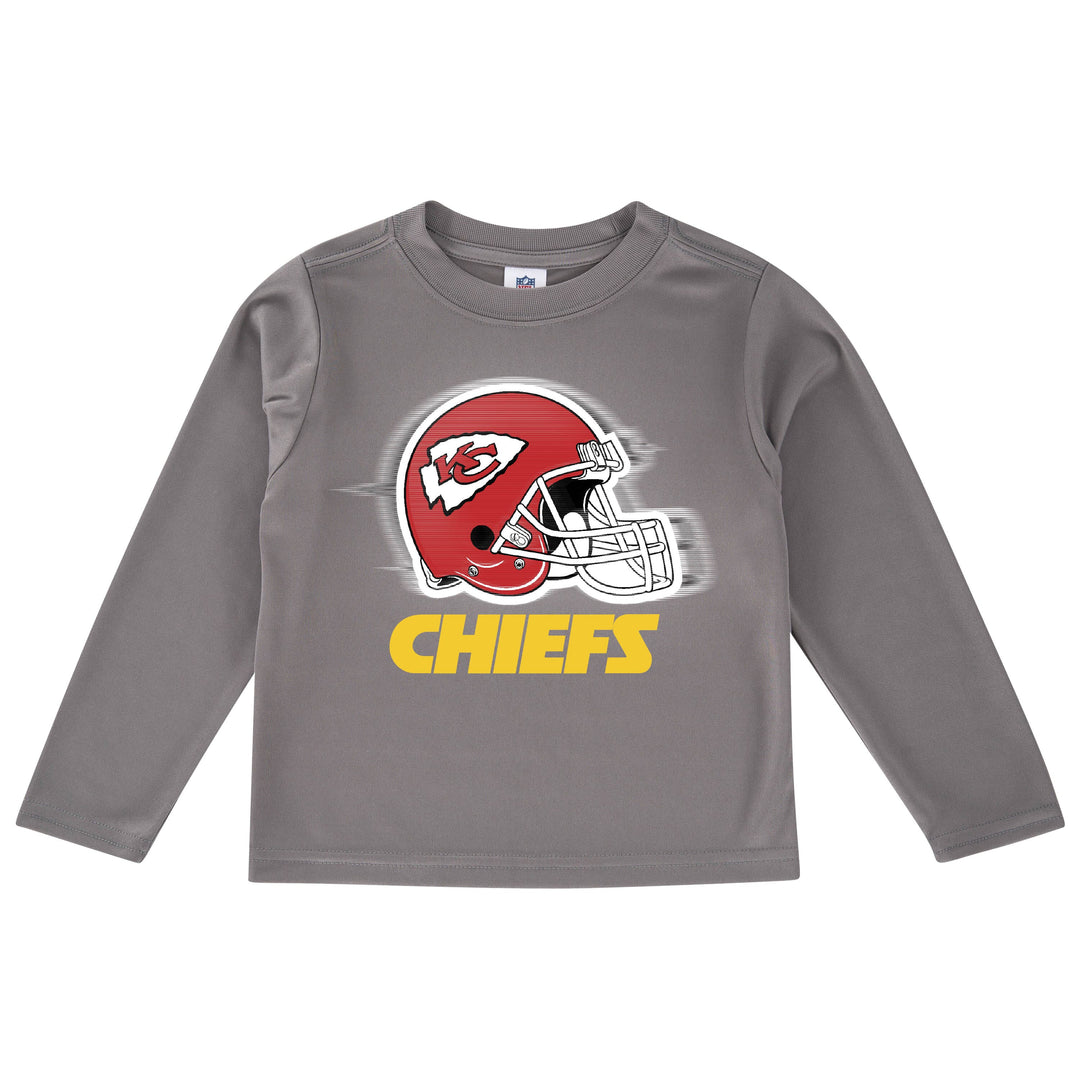 Kansas City Chiefs Toddler Boys' Long Sleeve Logo Tee-Gerber Childrenswear